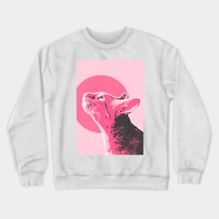 Cat Retro Art Crewneck Sweatshirt